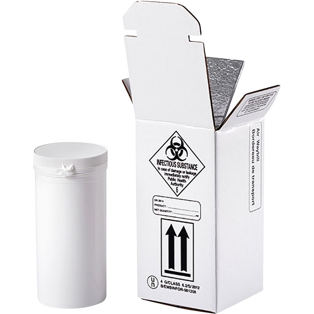 Kits complets UN3373&nbspou UN2814&nbsppot + sachet 95&nbspkPa + absorbant
