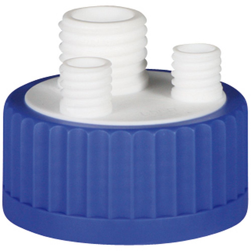 Bouchons distributeurs GLS80&nbspen PP ports multiples en PTFE