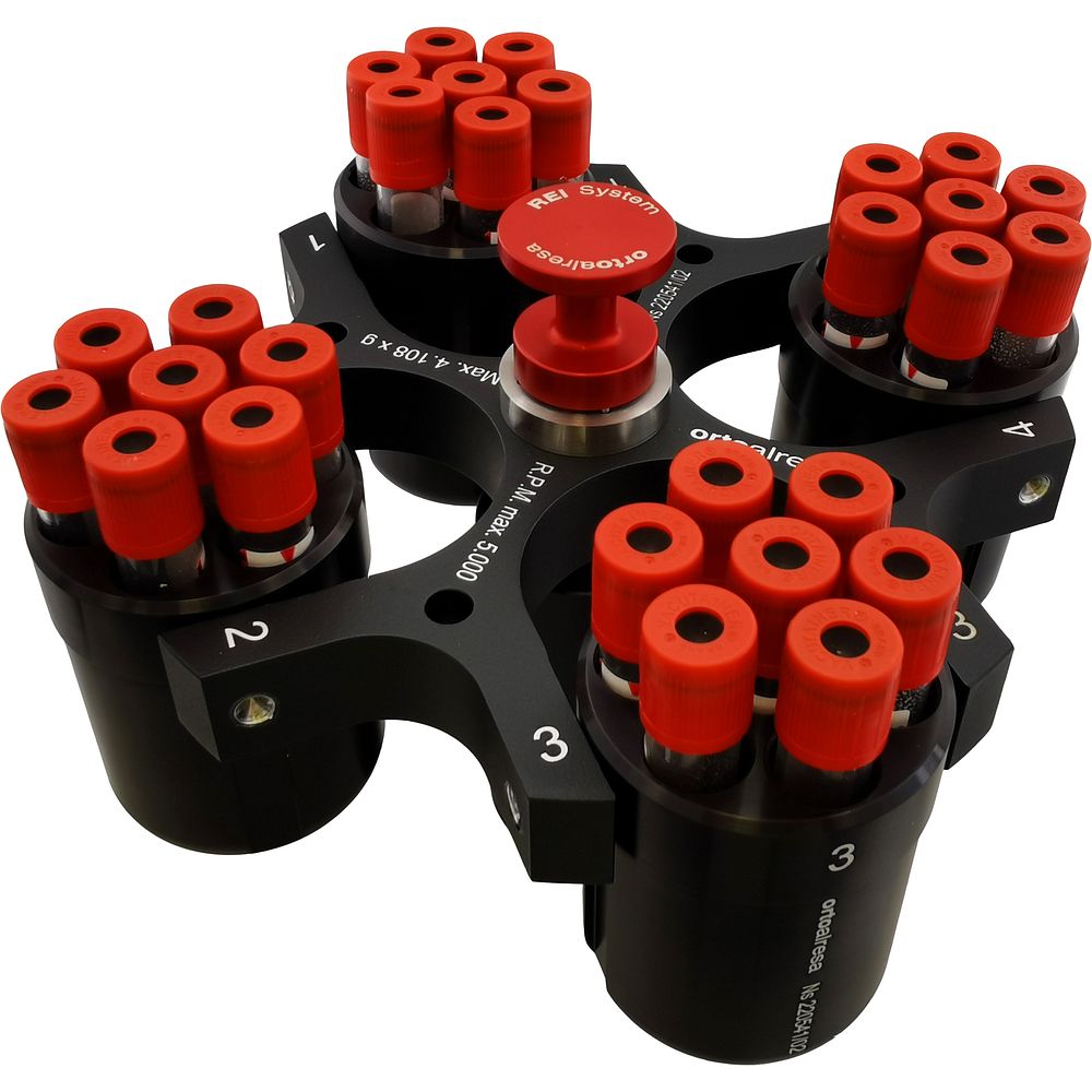 Centrifugeuse réfrigérée 4&nbspx 100&nbspml, 20&nbspx Vacutainer, écran tactile couleur