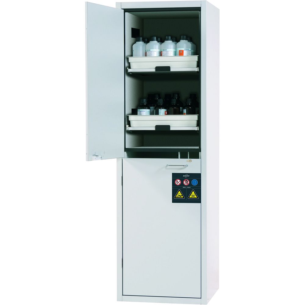 Armoires de sécurité à tiroirs pour produits corrosifs acides / bases