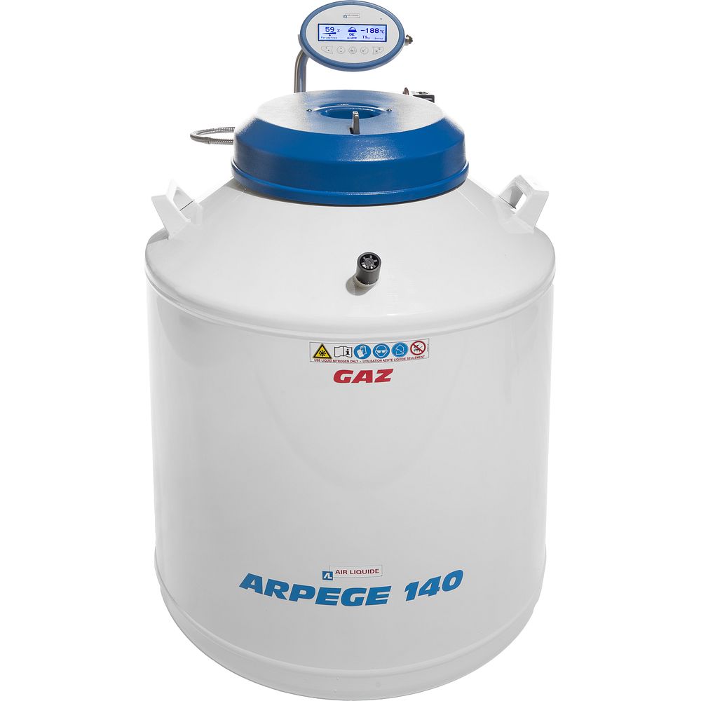 Réservoirs cryogéniques Gamme ARPEGE - longue autonomie stockage en racks, en phase gaz