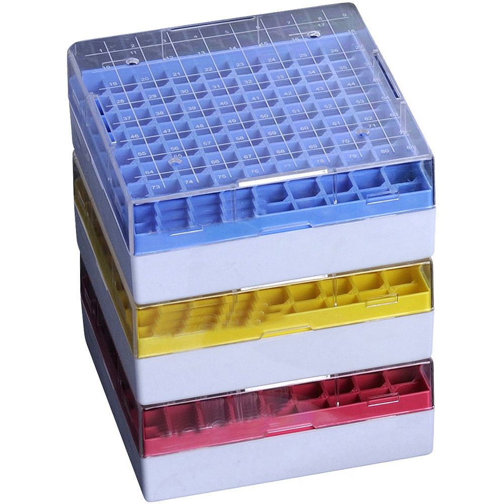 Cryoboîtes -196°C polycarbonate base / grille / couvercle, les 4