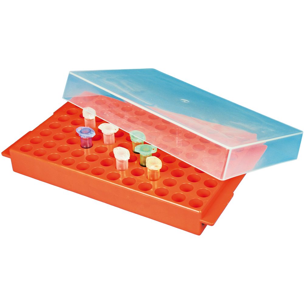 Portoirsen polyproylène à 2&nbspfaces, 96&nbspmicrotubes