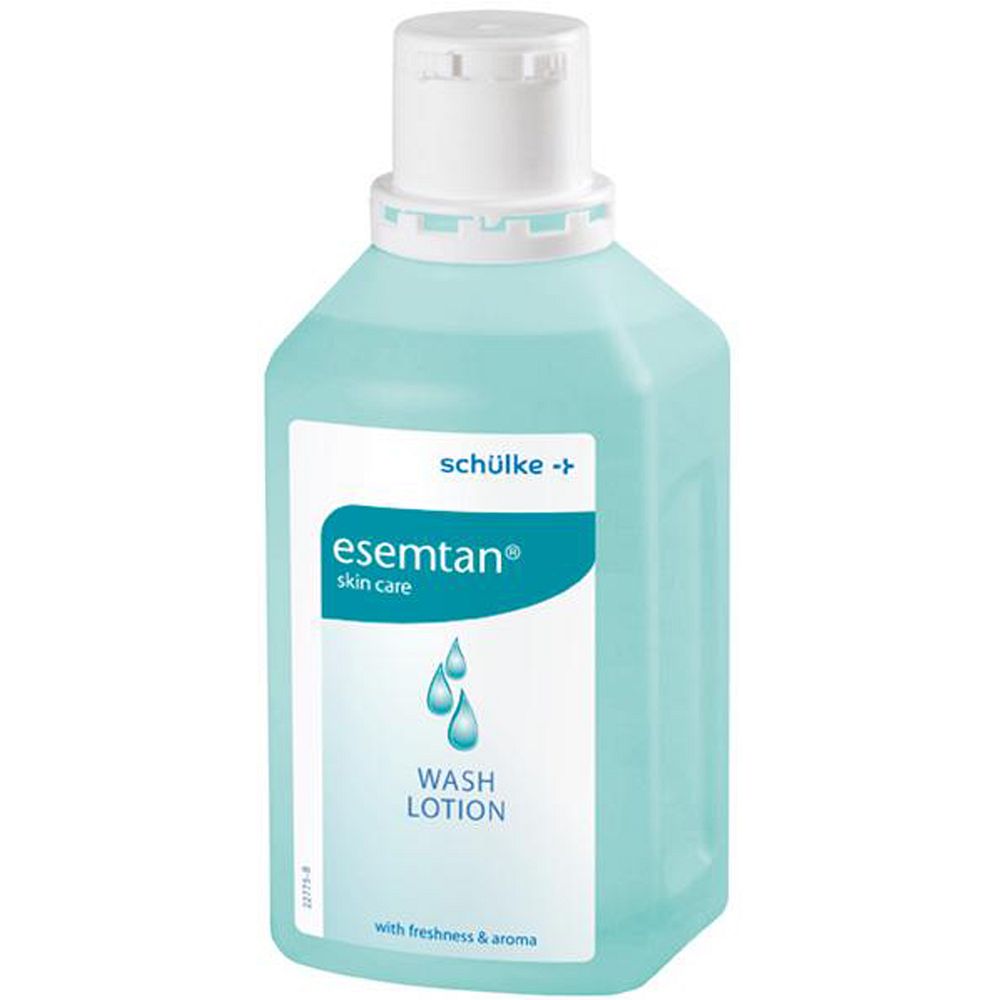 Lotion lavante anti-microbienne esemtan® en flacon ou bidon avec bouchon