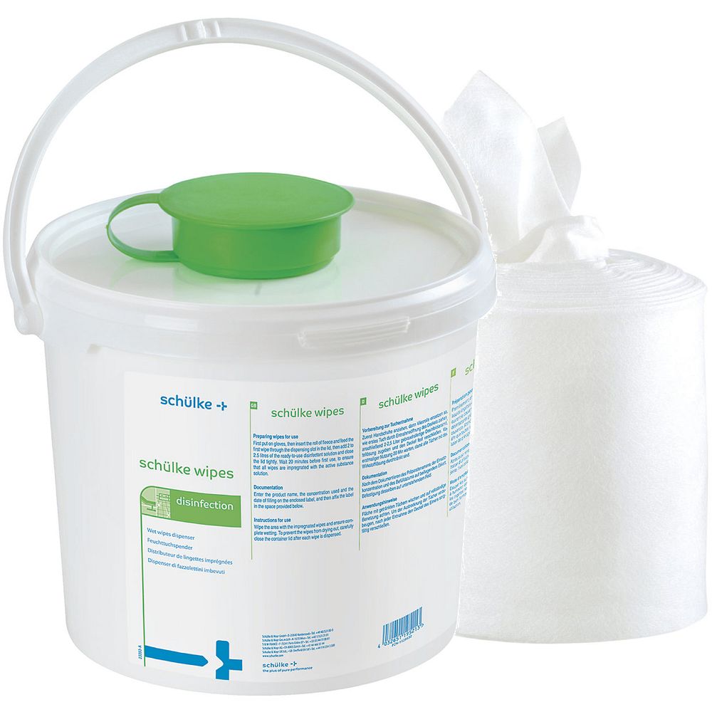Lingettes désinfectantes en kit avec seau 2 litres