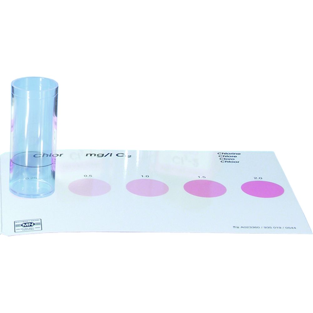 Kit simple d'analyse du Nitrate par comparateur colorimétrique visuel