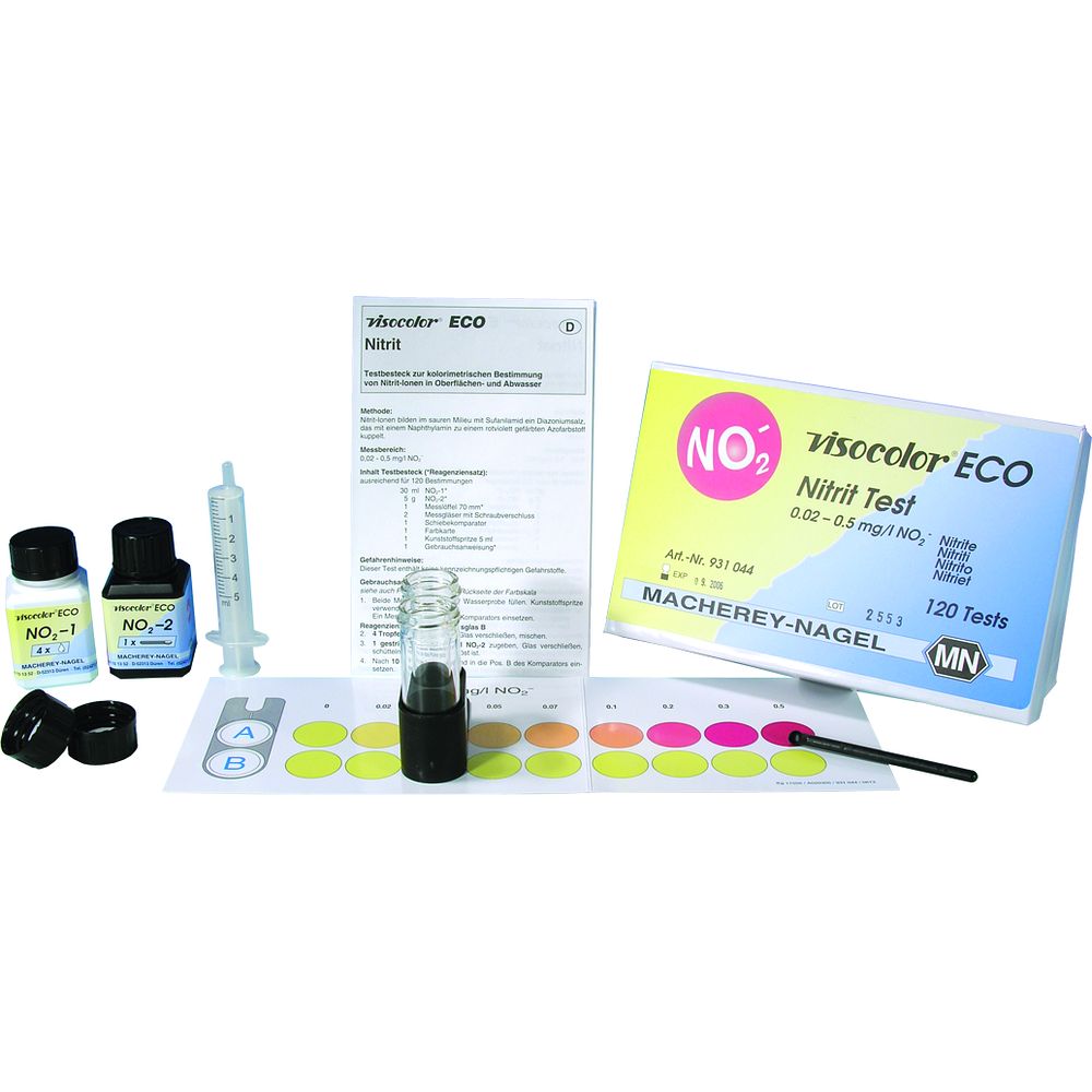 Kit économique d'analyse des Nitrites par comparateur colorimétrique visuel