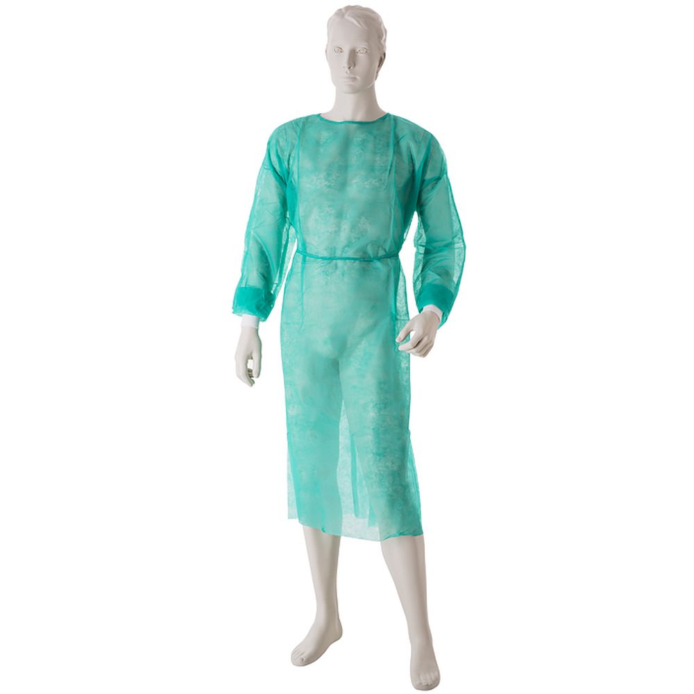 Blouses en polypropylène non tissé bande jersey au poignet