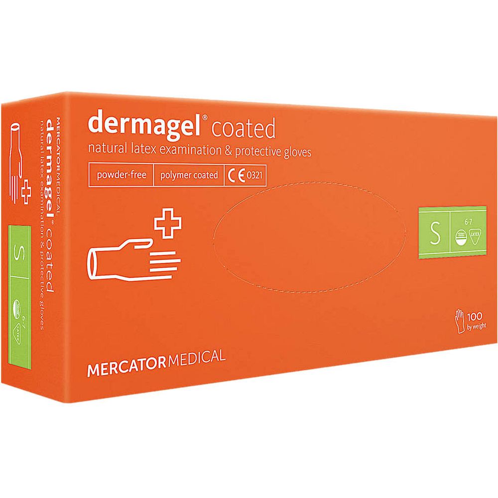 Gants Dermagel® coated latex, non poudrés