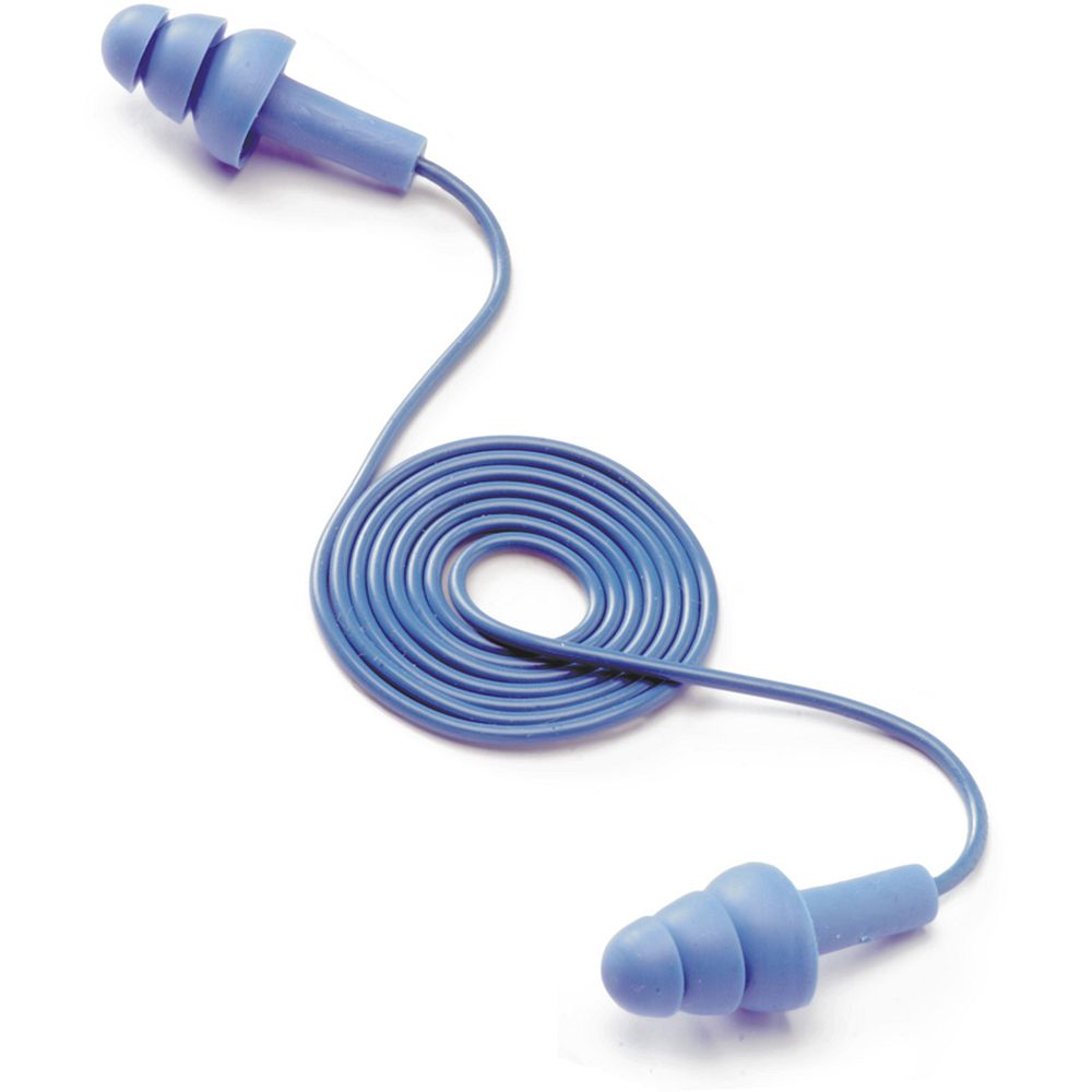 Bouchons d'oreille jetables et détectables •	EPI Catégorie II •	SNR : 32&nbspdB •	réutilisables