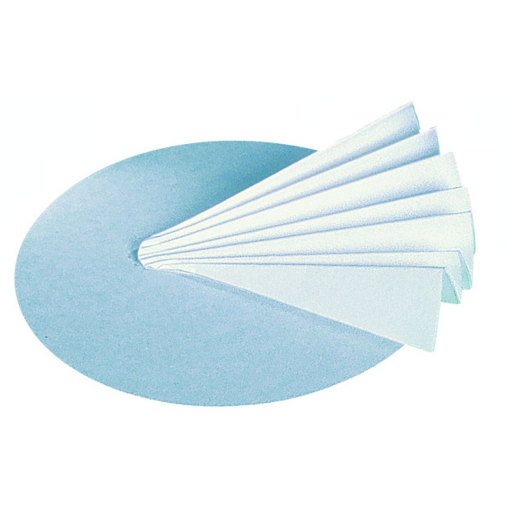 Papiers-filtres quantitatifs plissés, sans cendre
