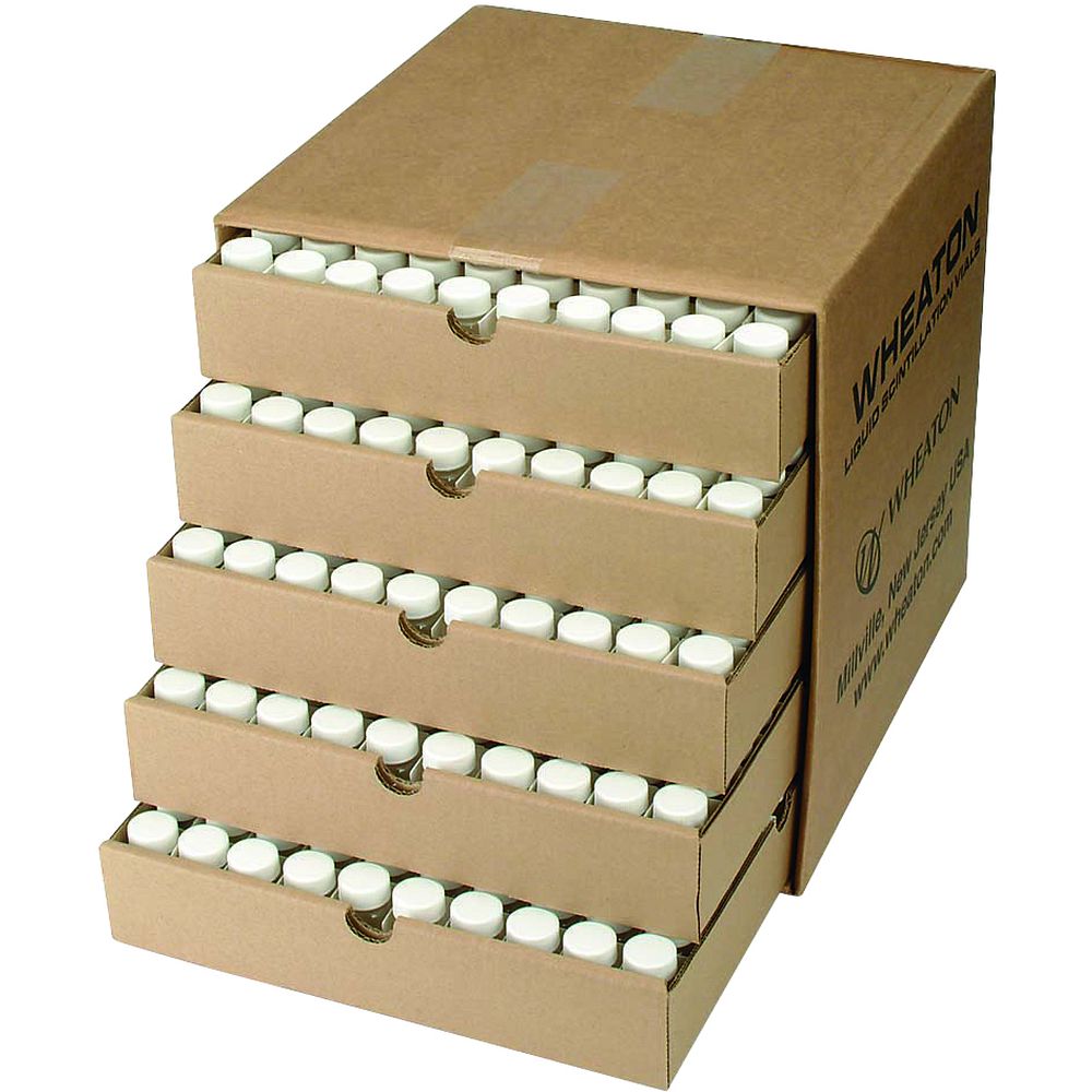 Flacons de scintillation 20&nbspml avec bouchon