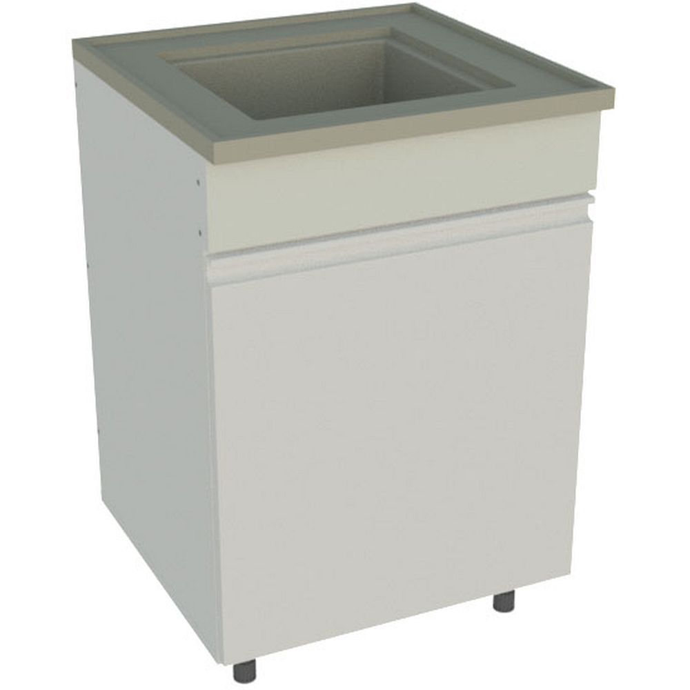 Laveries sur meuble - cuve monobloc en polypropylène