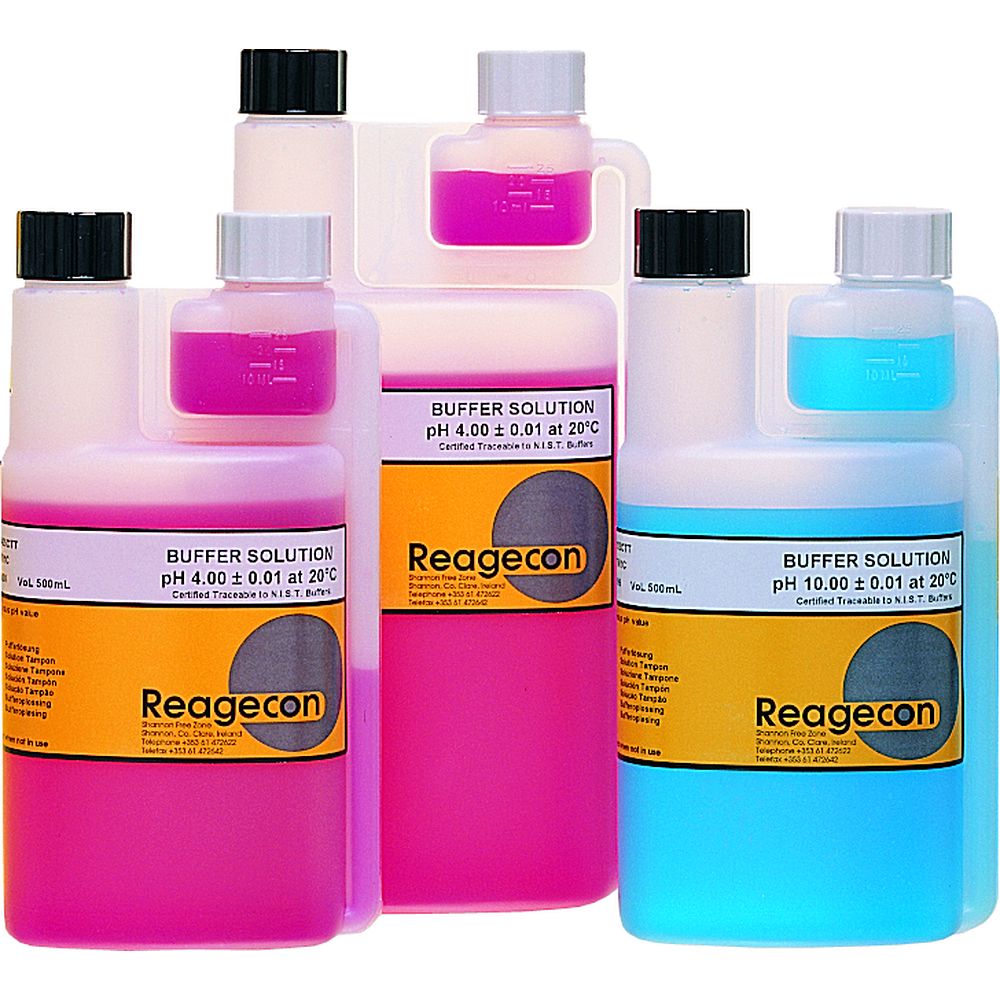 Solutions tampon pH en flacons