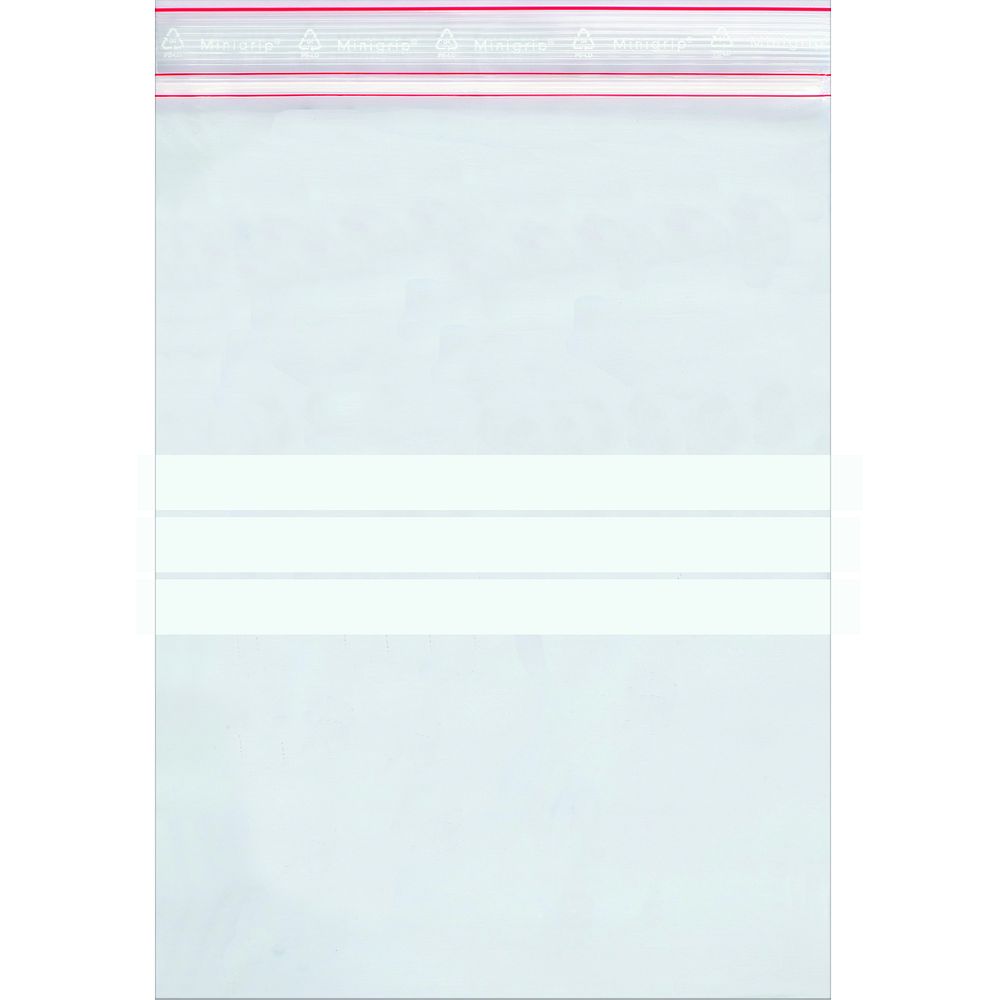 Sachets Minigrip® zippés avec zone d'écriture