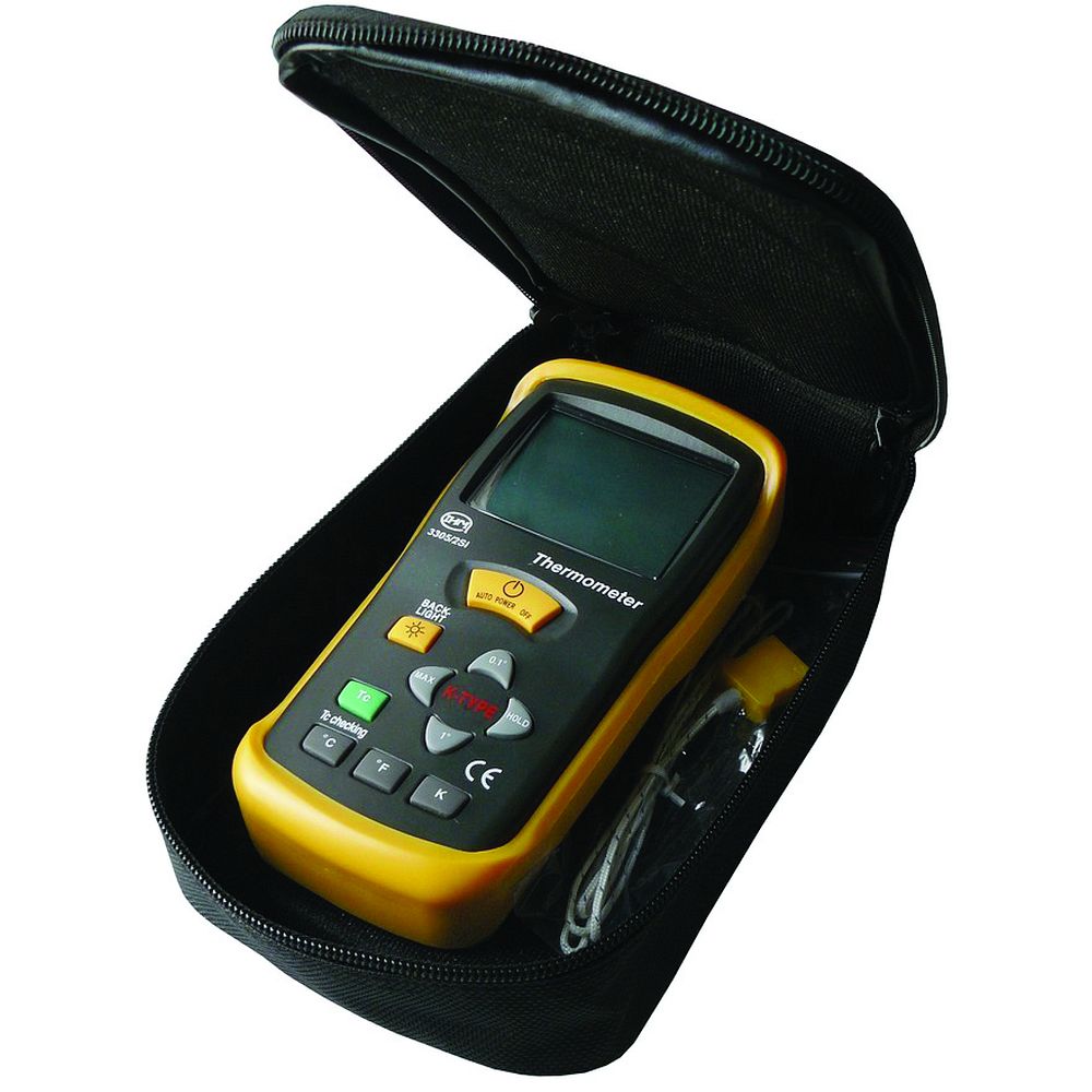 Thermomètre avec sonde filaire thermocouple K